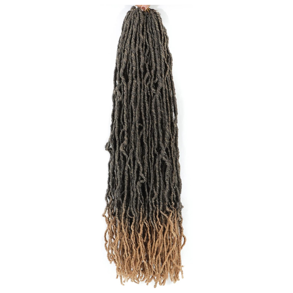 Butterfly Locs Crochet Hair Long Synthetic Braids 22 Inch Pack of 3 #1/27