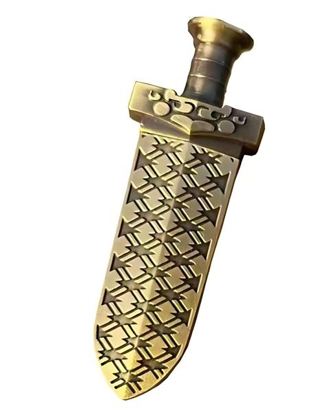 64GB USB Flash Drive, Metal Data Storage Bronze Sword Shape USB Drive