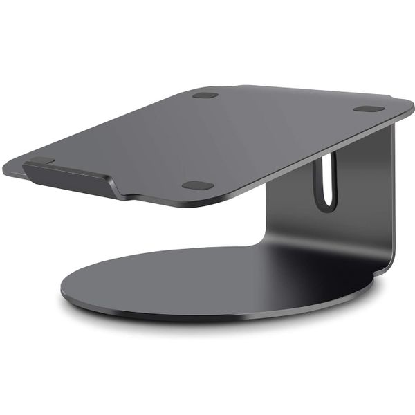 Aluminium Cooling Computer Stand with Swivel Base, For 11to 17inch Laptop