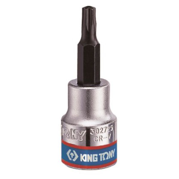 King Tony - Socket 3/8" Torx T45 Tamper Proof - 6 Pack