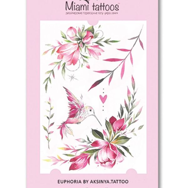 Set of Temporary Tattoos EUPHORIA (10 tattoos)