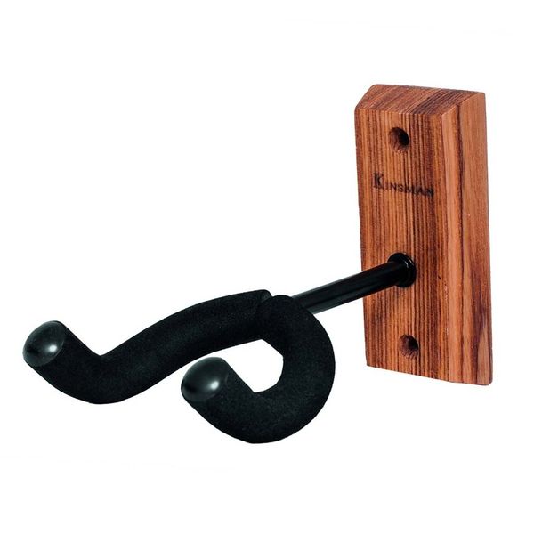 Nomad NGH-304R - Electric and Acoustic Guitar Wall Hanger - Wood Base