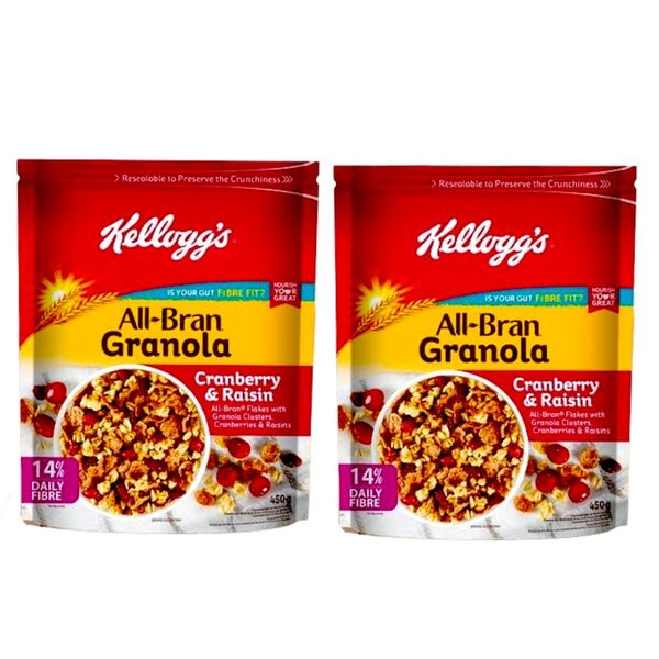 Kellogg's All-Bran Granola 450g (Pack of 2)