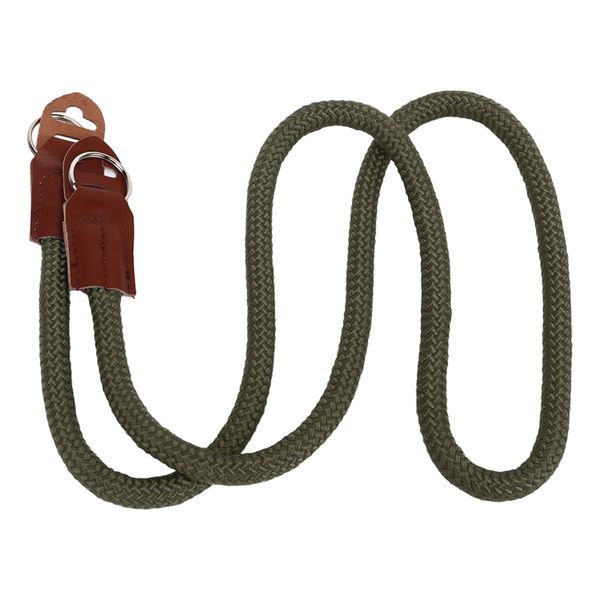 OD Green Cowhide/Nylon Camera Neck Strap