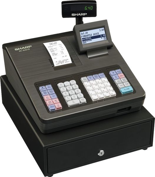 Sharp XE-A207B Electronic Thermal Cash Register