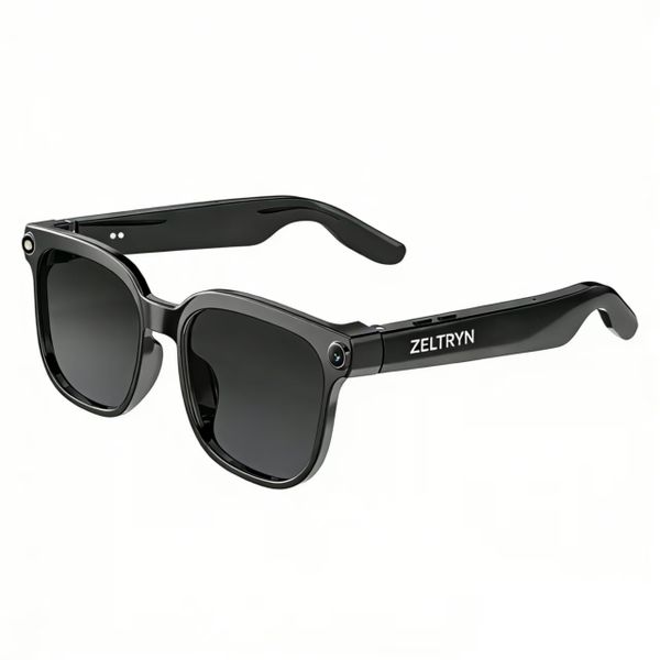 ZELTRYN Smart Bluetooth Sunglasses, 8MP Resolution,AI Translation Supported