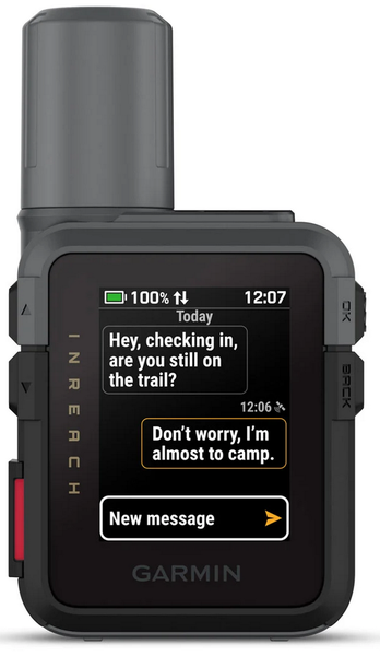 Garmin inReach Mini 3 Compact SOS Satellite Communicator With Touchscreen