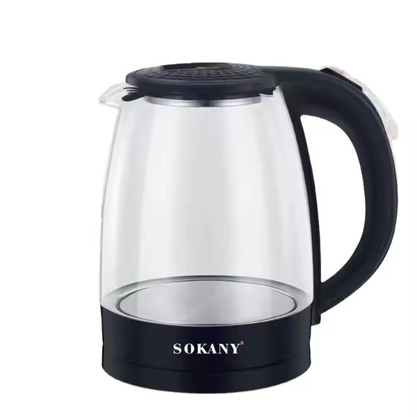 Electric Glass Kettle with 360 Swivel Base