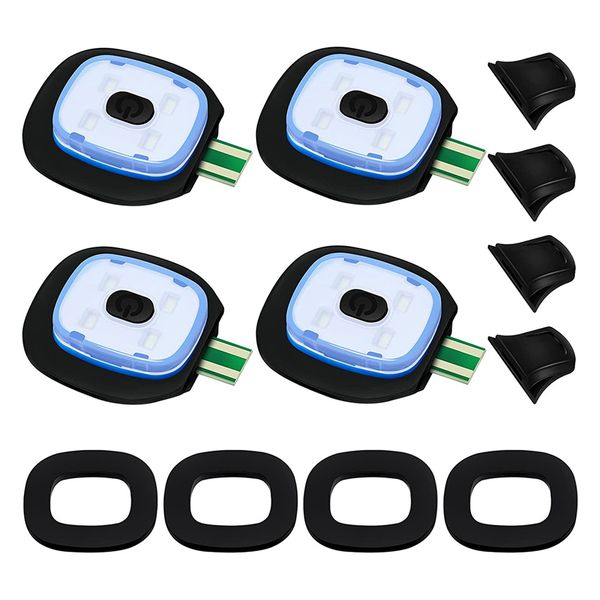 Usb Rechargeable Light For Led Knit Beanie Hat 4 Pieces Led Lights