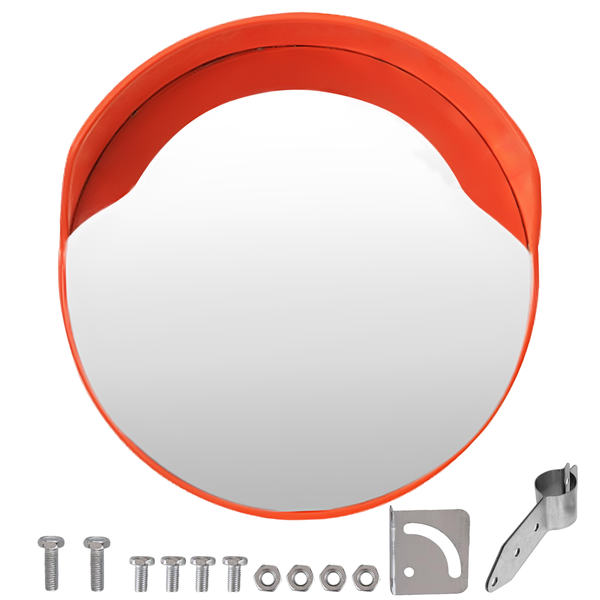 Traffic Corner Mirror Wide-Angle Safety Convex Mirror - Outdoor - 45cm