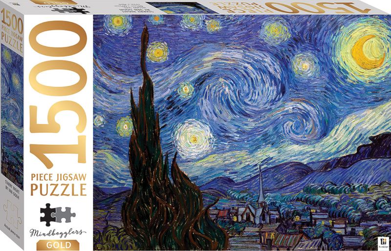 Mindbogglers Gold:Starry Night Van Gogh