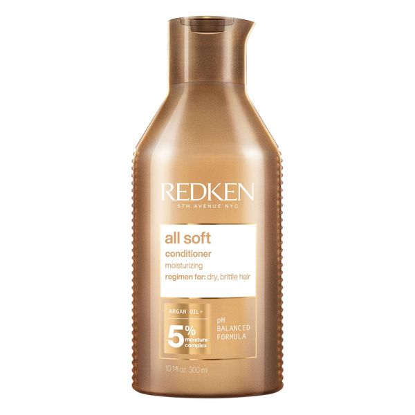 Redken All Soft Moisturising &amp; Nourishing Conditioner for Dry, Brittle Hair - 300ml