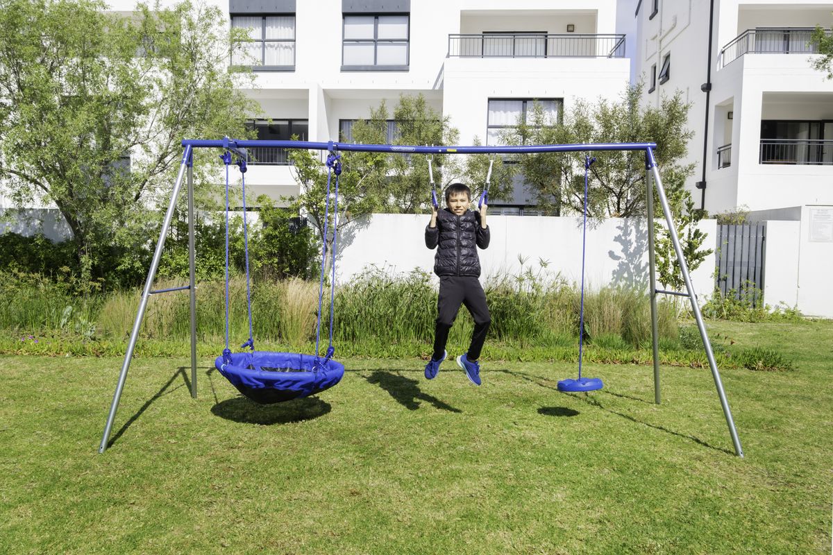 Sportspower Multiplay Saucer, Monkey Bars and Button Swing | Shop