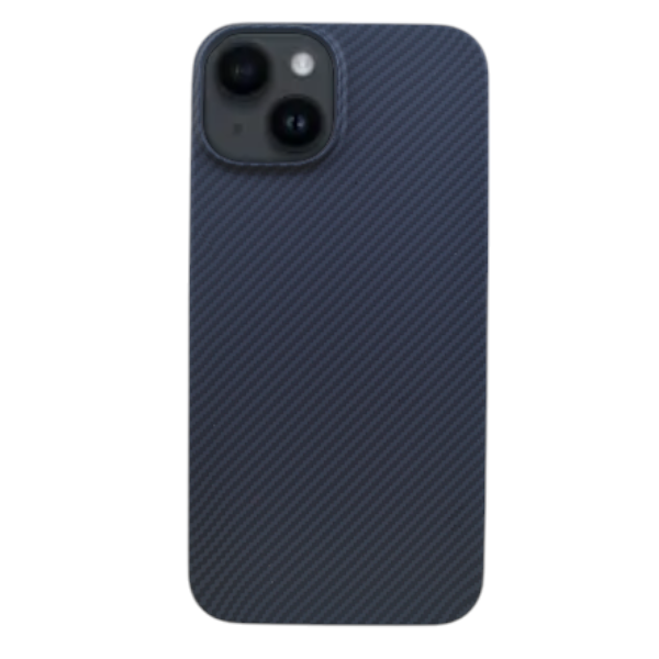 Carbon Ribbed Case Compatible With IPH14 - Midnight Black