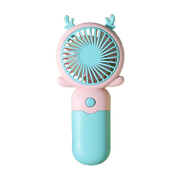 Cute Handheld Fan Pink Blue