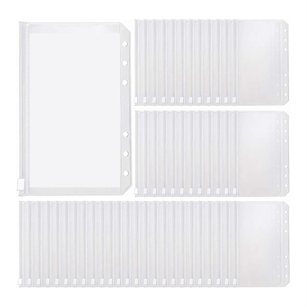 Folders Pvc Card Loose Leaf Bags Cash Envelopes for Budgeting Binder