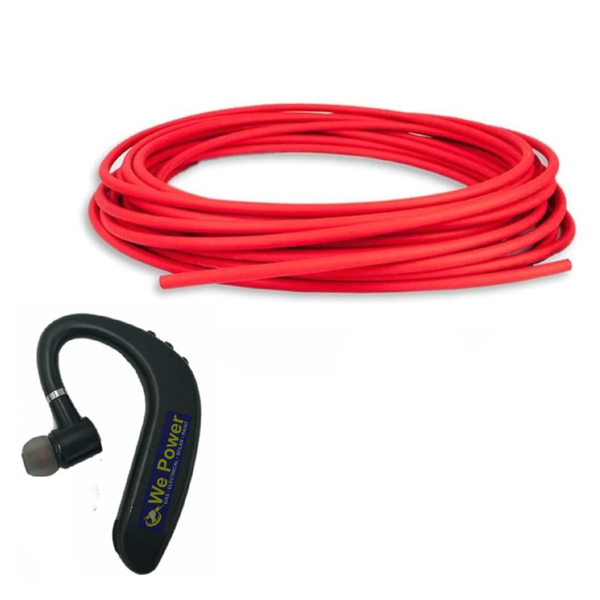 Solar Cable 10m Red 6mm With Free Wireless Bluetooth Headphone