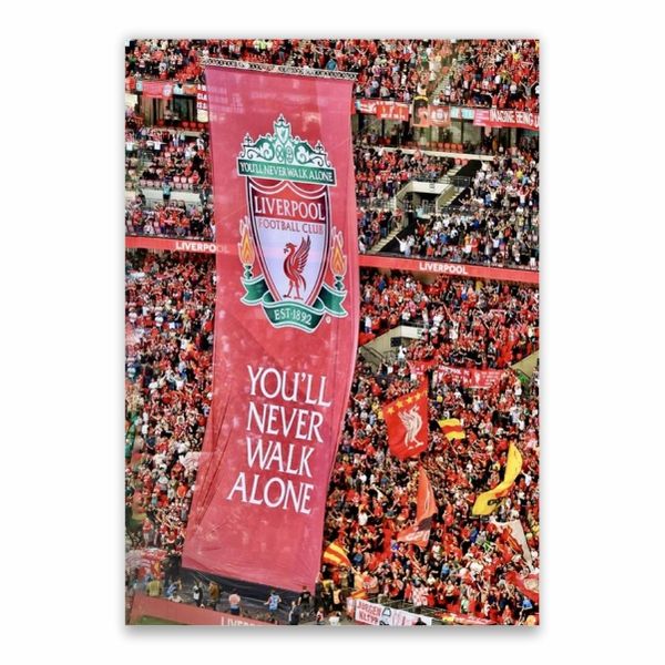 Liverpool Fans Wembley Stadium Poster - A1