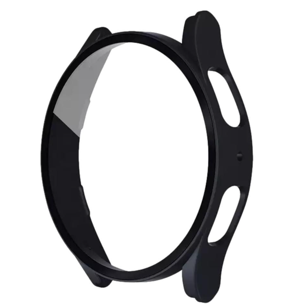 Hard Case &amp; Glass Screen Protector for Samsung Galaxy Watch 4 40mm - Black