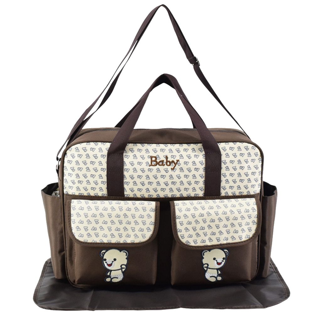 LargeCapacity Waterproof Baby Diaper Bag Set Coffee Shop Today