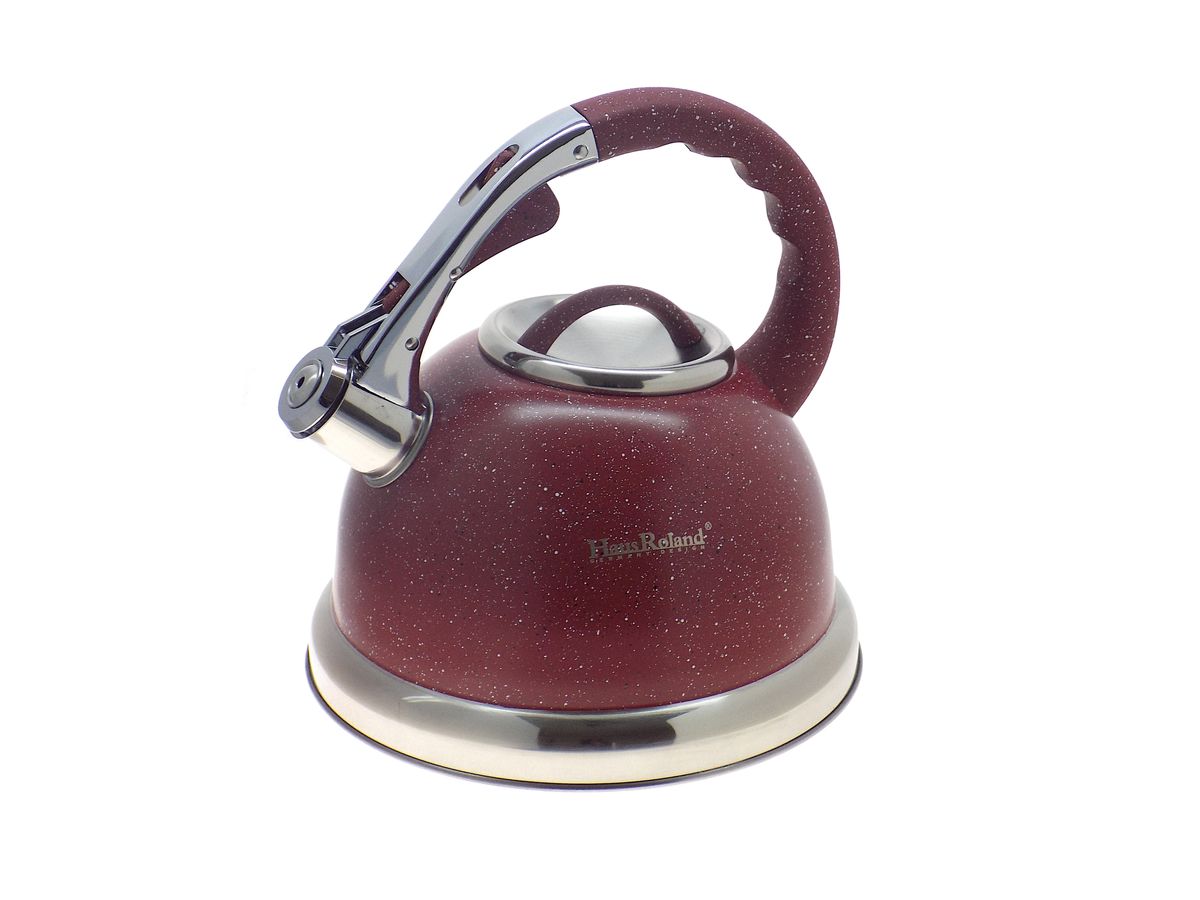 Elegant 3.5 litre Whistling Stove Top Kettle Marble Design Shop Today