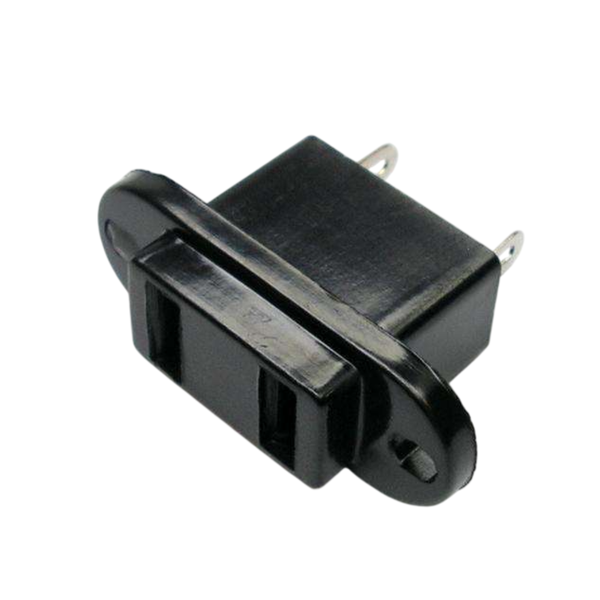 US SOCK C/M 2-Pin USA Chassis Mount Socket