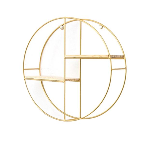 Home Decor Modern Wall Mounted Storage Shelf- Circle