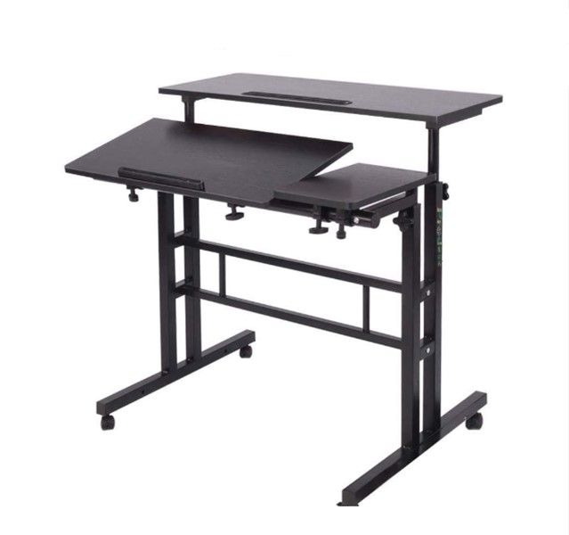 High quality mobile adjustable wheels laptop computer desk car