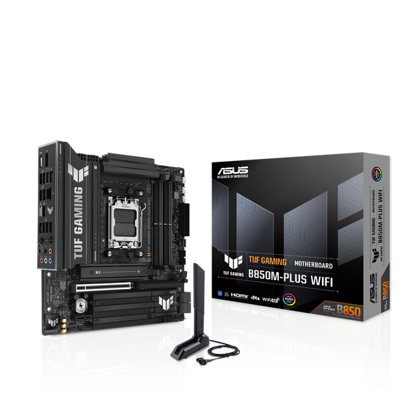 ASUS TUF GAMING B850M-PLUS WIFI AMD Socket AM5 ATX MOTHERBOARD
