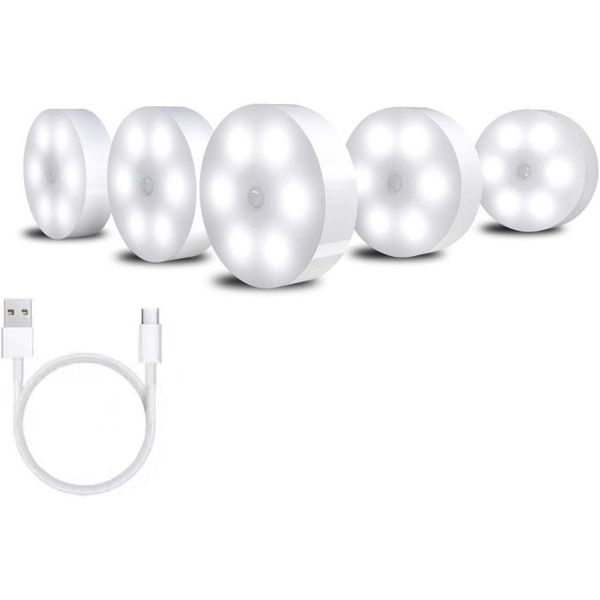 Pack Of 5 Multifunctional Motion Sensor Light