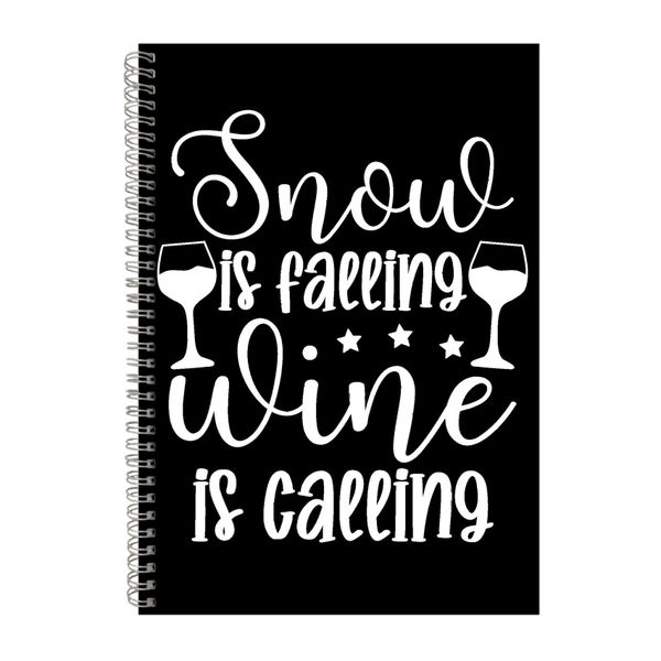 Is Calling A4 Notebook Spiral Lined Trendy Notepad Christmas Idea 347