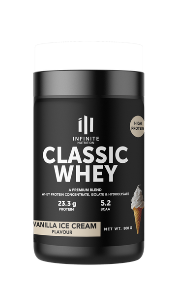 Infinite Nutrition Classic Whey Protein - Vanilla Ice Cream Flavour - 850g
