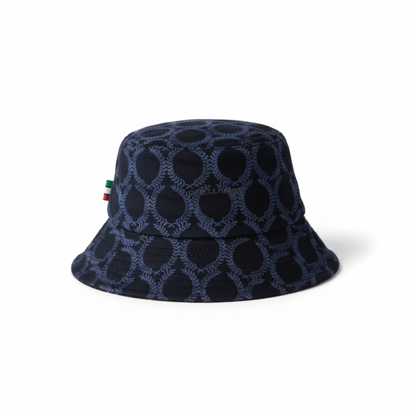 Borelli Guiseppe Embroidered Bucket Hat - Navy/Royal