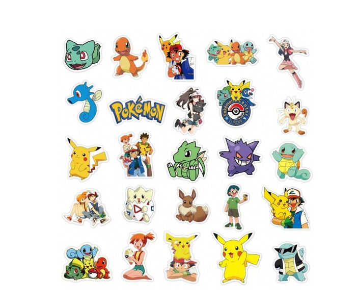 50 Piece Gen 1 Sticker Set