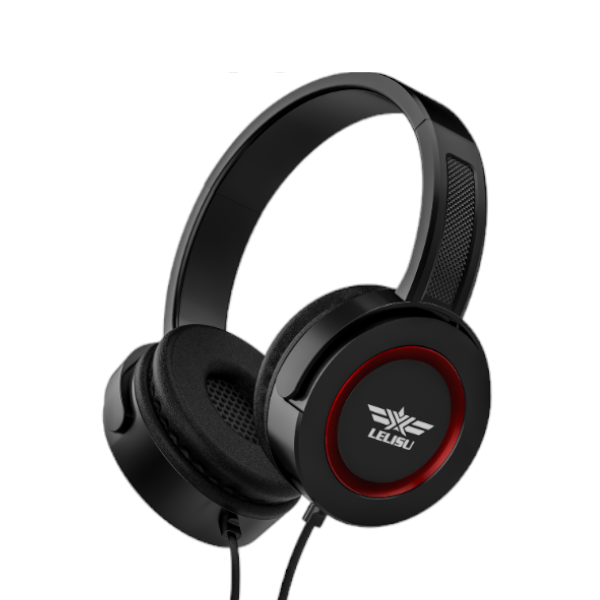 Lelisu - Ls-812 - Bass+ Stereo Hifi Headphone - Black &amp; Orange