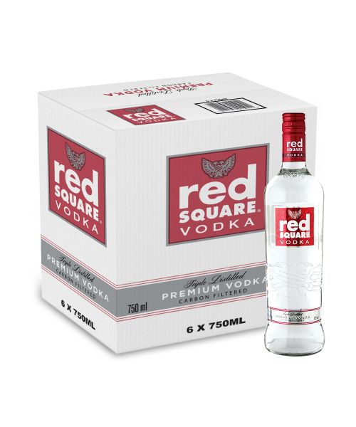 Red Square Vodka 6 x 750ml Bottles