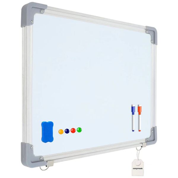 Cozynook - Magnetic Dry Erase White Board for Office School &amp; Home Planning