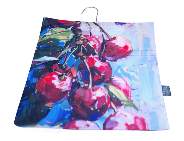 Laundry Peg Bag - Juicy Red Cherries