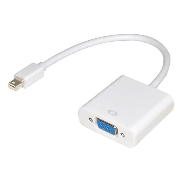 Mini Display Port To VGA Small Adapter White PB