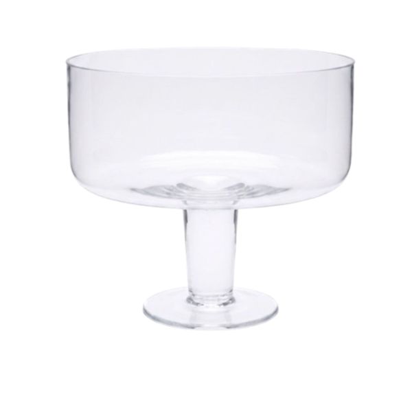 0806-18 Elegance Pedestal Glass Fruit Bowl