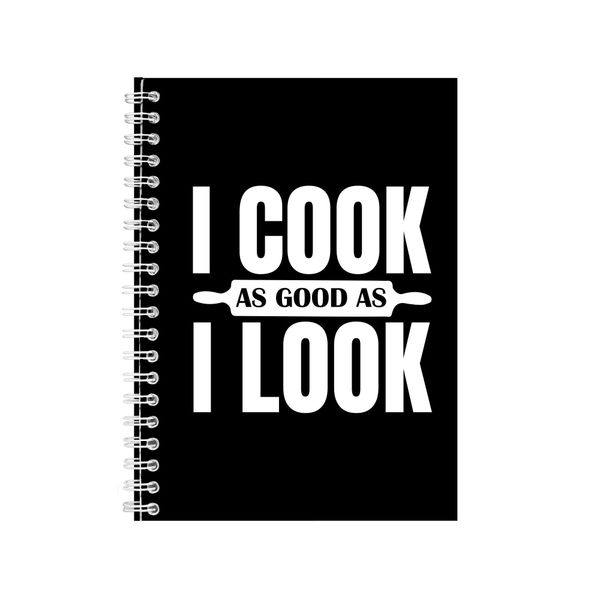 Cooking Notebook Cook Gift Idea Writing Book Notepad Pad 23