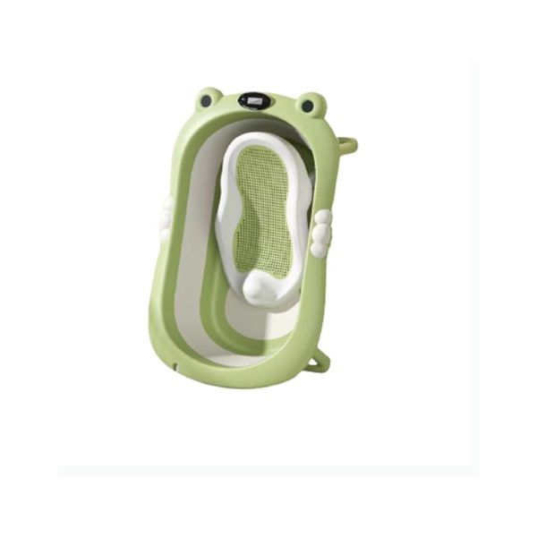 Foldable Baby Bathtub With Stand -Green