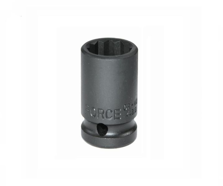 Force - Deep Impact Socket - Bihex - 12 Pt - 1/2 Inch - 10mm - 8 Pack