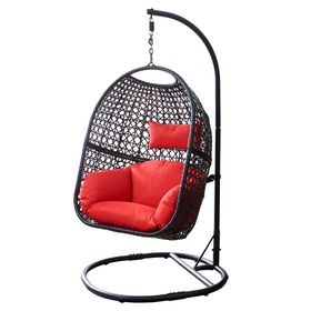 Outdoor Hanging Swing Egg Chairs with Cushion F92 | Shop Today. Get it ...