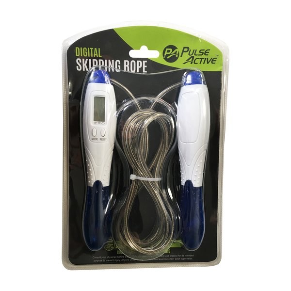 Active Digital Adjustable Skipping Jump Rope - Blue