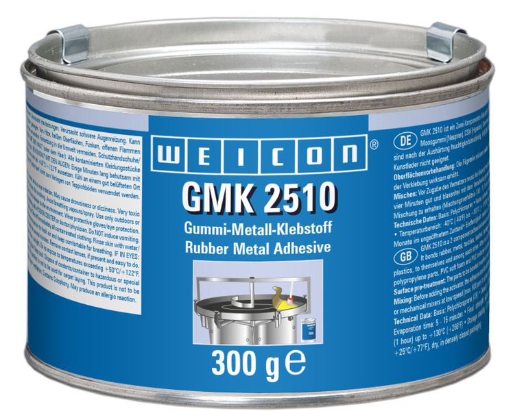 Weicon GMK 2510 Contact Adhesive 324 G Strong 2-Component Adhesive Black