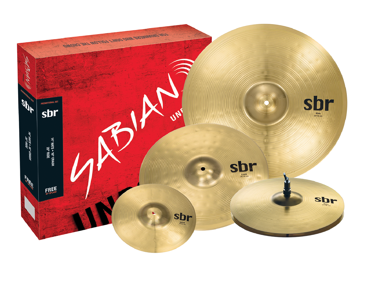 Sabian SBR 4-piece Performance Cymbal Set