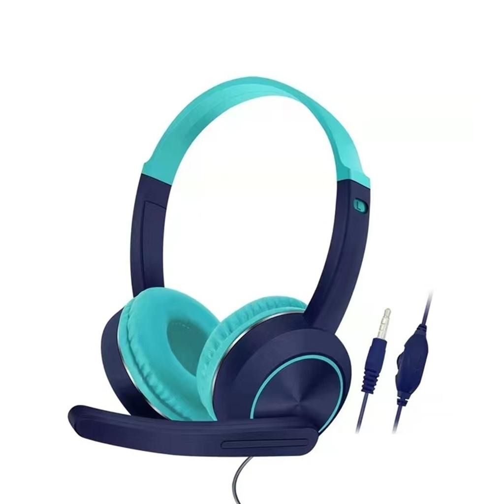Blue Wired Headset with Microphone Buy Online in South Africa