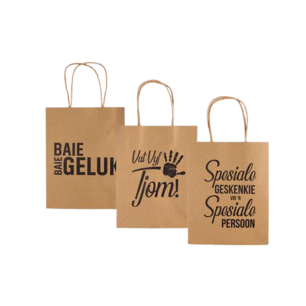Afrikaans Quote Gift Bags