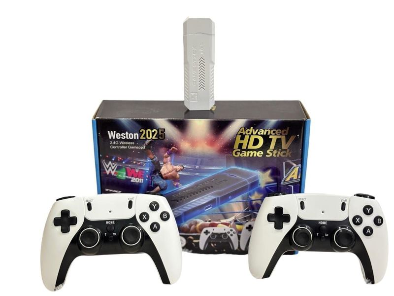 Advanced HD TV Game Stick- Retro Gaming Console with 2 Wireless Controllers